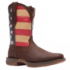 NEW DURANGO BOOTS women's rebel flag boot in brown